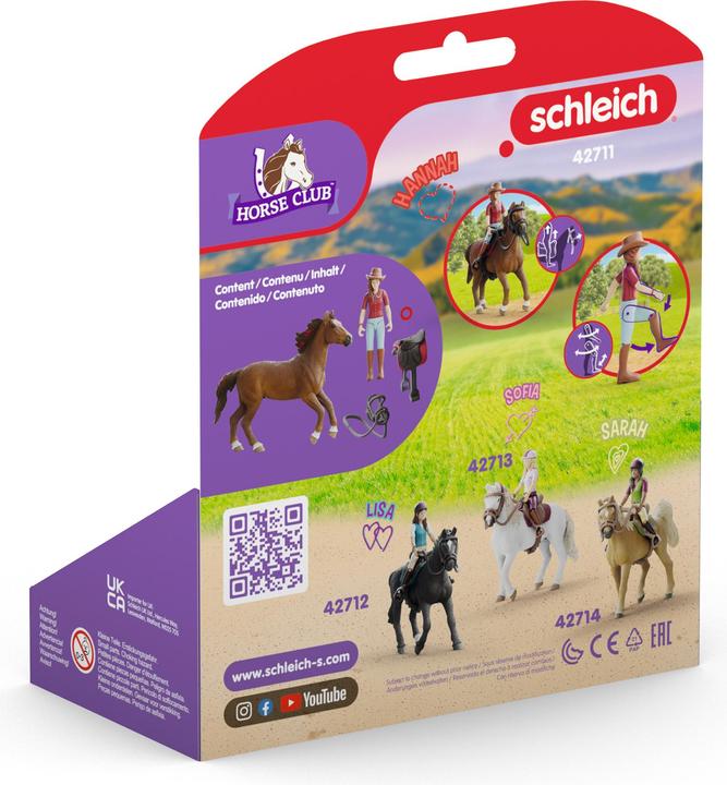 Image du produit Schleich HORSE CLUB Hannah & Cayenne