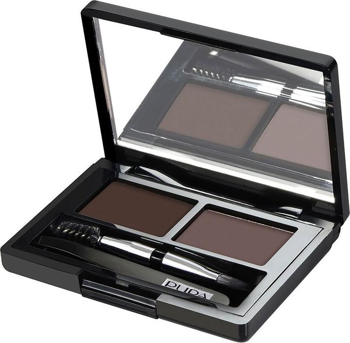 Actual product image Pupa Milano Eyebrow Desing Set Dark Brown (Dark brown)
