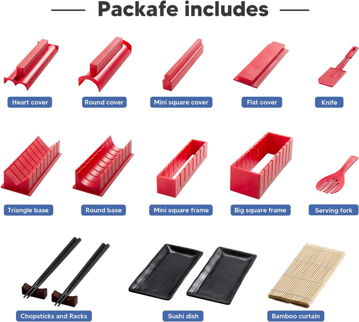 Immagine prodotto Virklyee Sushi-Maker-Set