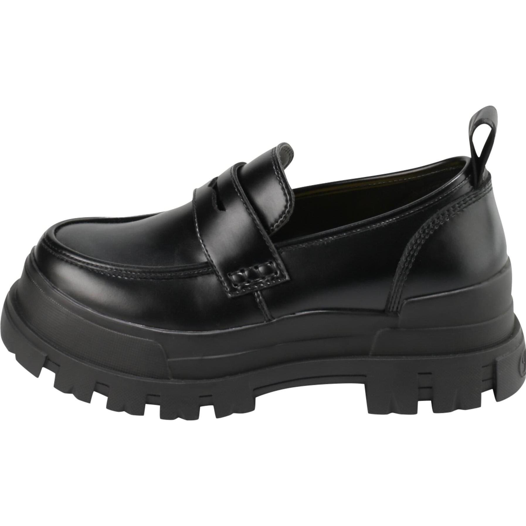 Buffalo, Damen, Hausschuhe, Aspha Loafer Shoe Flat - 109721, Schwarz, (41)