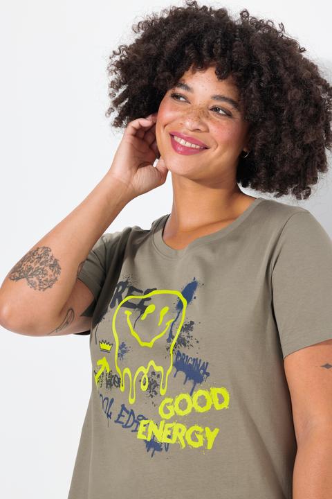 Immagine prodotto Angel of Style T-Shirt, A-Linie, Smiley, Halbarm (50)