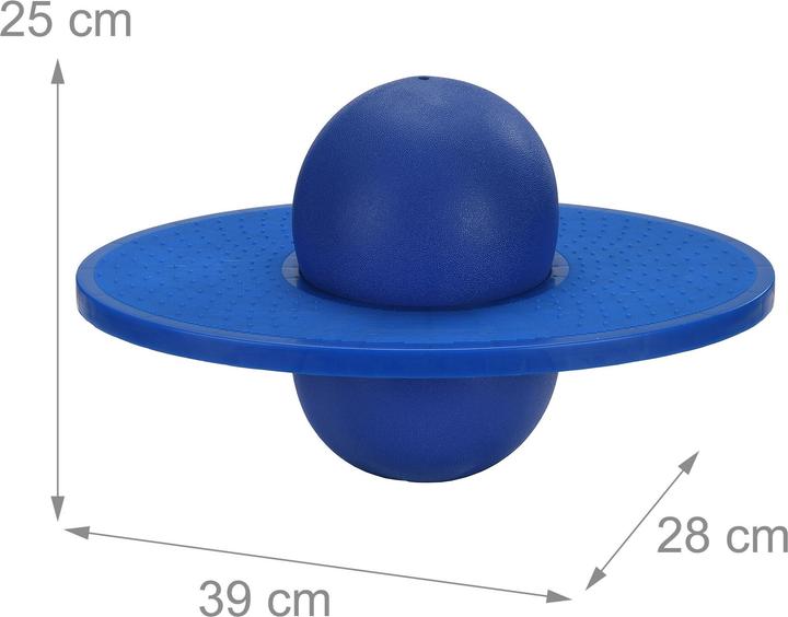 Actual product image Relaxdays - Pogo Ball für Kinder bis 100 kg, Blau