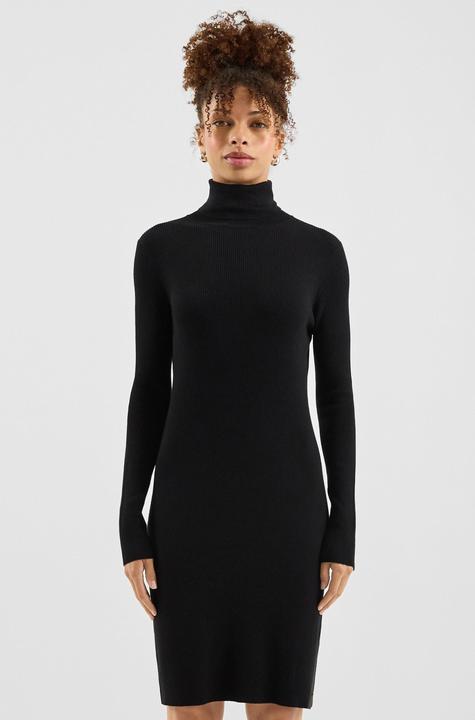 Produktbild s.Oliver Kleid Geripptes Strickkleid (S)