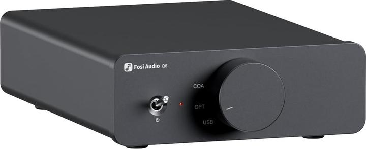 Fosi Audio Q6 Mini DAC – USB-C, OPT/COAX – RCA & Sub – 32bit/768kHz (USB-DAC)