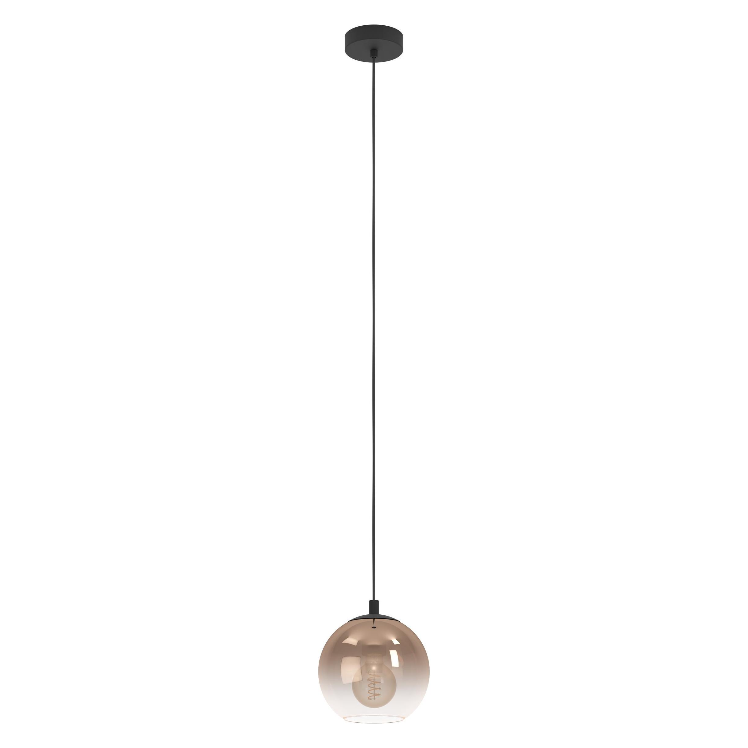 Eglo Hängeleuchte "Ariscani 1 Pendellampe - Stahl - E27 - 1X60W - IP20" E27 1 Stk. Hängelampe, Deckenlampe, Wohnzimmer, Esszimmer, H110 X Ø20 Cm