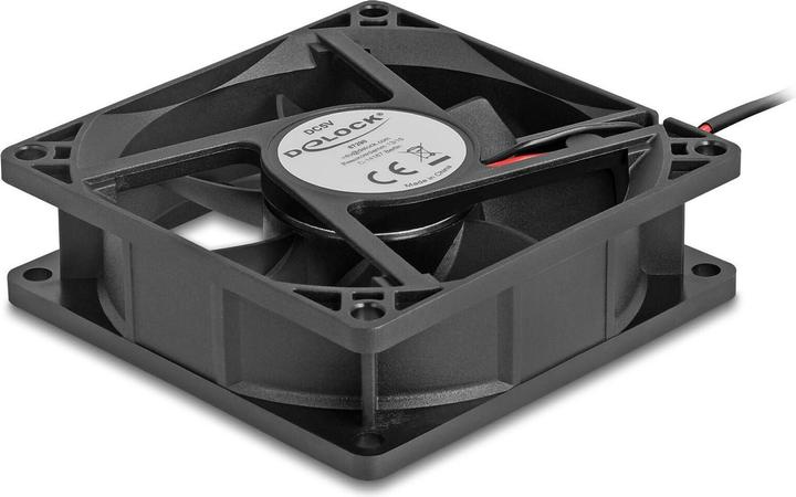 Produktbild Delock Axiallüfter 5 V DC, 80 x 80 x 25 mm schwarz (80 mm, 1x)