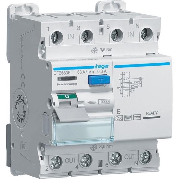 Hager CFB663E, Relais