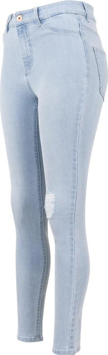 Actual product image Urban Classics Ladies High Waist Skinny Denim Pants (28)