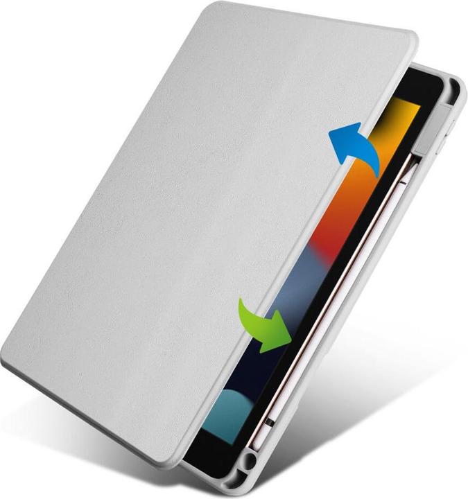 Produktbild Cover-Discount iPad 10.2 - 360-Grad Hülle grau (Apple iPad 2019 (7. Gen), Apple iPad 2020 (8. Gen), Apple iPad 2021 (9. Gen))