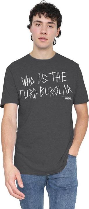 Actual product image American Vandal Unisex Adult Turd Burglar T-Shirt (XL)