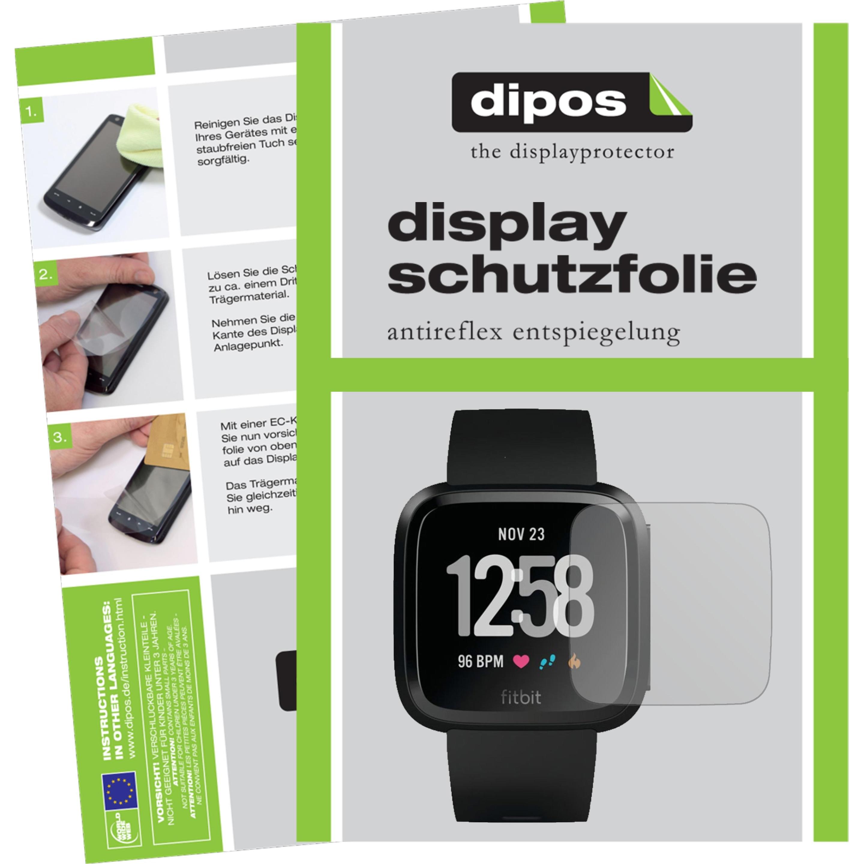 Dipos Displayschutzfolie Antireflex, Smartwatch Schutzfolie, Transparent