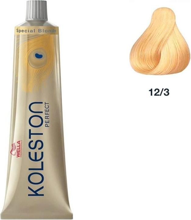 Produktbild Wella Professionals Koleston Perfect Permanent Hair Dye 123 Special Gold Blonde - 60 Ml (12, 3 Spezial Goldblond)