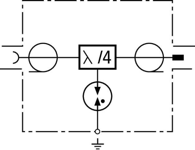 Produktbild Dehn DGA LG 7 16 MFA Blitzstromableiter DEHNgate mit 7/16-An