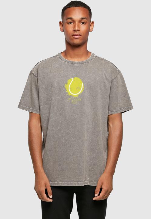 Produktbild Merchcode Its Tennis Time Acid Washed Oversized Tee - 112911 (L)