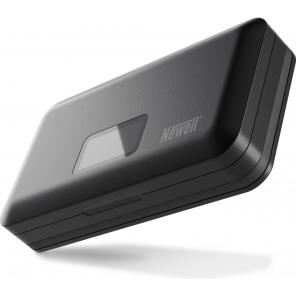 Newell Caricabatterie LCD-PB-SD a doppio canale per batterie DMW-BLK22 per Panasonic (Caricabatterie per fotocamere), Alimentatore fotocamera