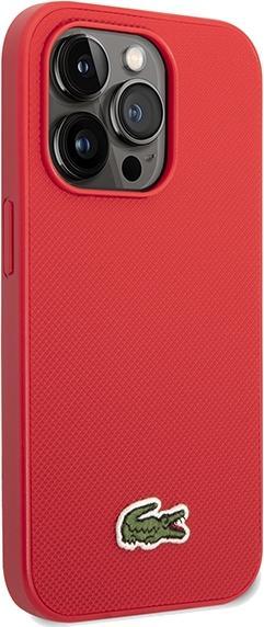 Produktbild Lacoste LCHMP14LPVCR iPhone 14 Pro 6.1" czerwony/red hardcase Iconic Petit Pique MagSafe (Apple iPhone 14 Pro)