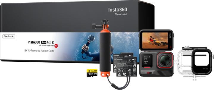 Image du produit Insta360 Ace Pro 2 Actioncam Dive Combo (Bluetooth, WiFi)