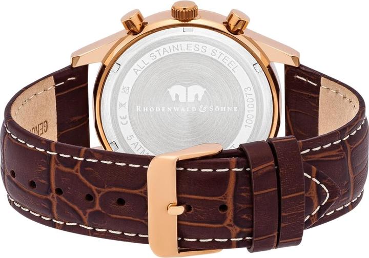 Produktbild Herren Chronograph Goodwill Echtleder dunkelbraun - 4410 (Chronograph, 45 mm)