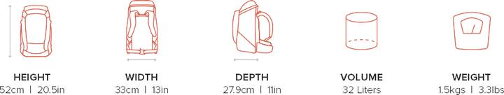 Actual product image F-Stop Lotus (32 l)