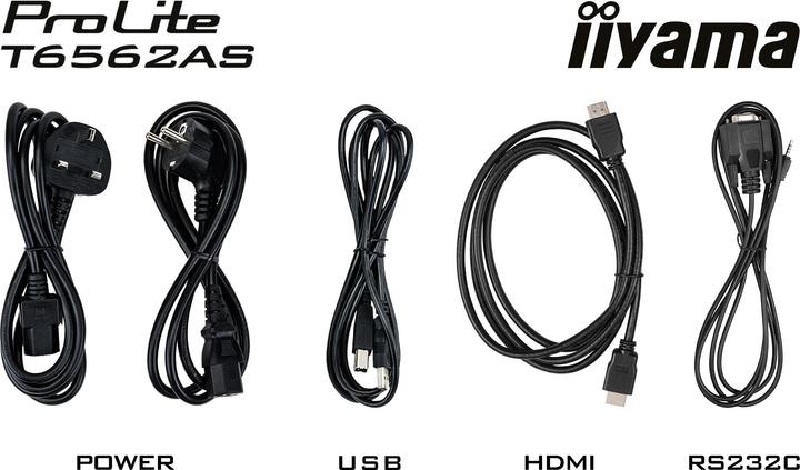 Image du produit iiyama T6562AS-B1 65IN 165.10CM UHD IP (3840 x 2160 pixels, 64.50")