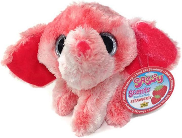 Wild Sassy Scents peluche parfumée éléphant fraise, 13 cm (13 cm)