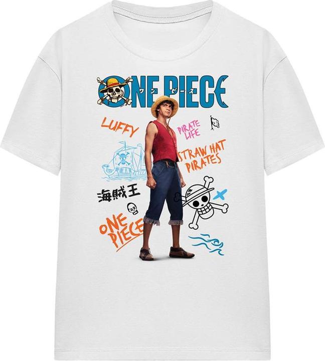 Immagine prodotto One Piece Pirate Life Maglietta Luffy Donna (L)