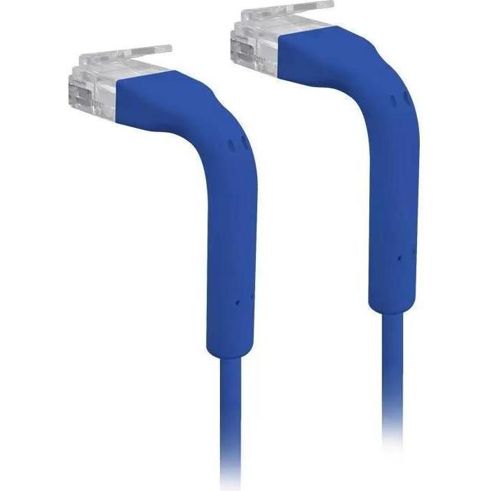 Ubiquiti U-CABLE-PATCH-0.3M-RJ45-BL - Netzwerkkabel RJ45, S/FTP, 0,3m, blau (CAT6, 0.30 m), Netzwerkkabel