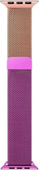 Actual product image Beline pasek Apple Watch Steel 42/44/45/49mm różowo-fioletowy pink/purple (42 mm, 44 mm, 45 mm, 49 mm, Stainless steel)