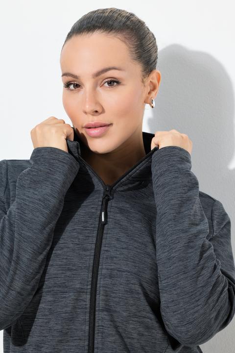 Actual product image Ulla Popken Quick Drying Zip Up Sweatshirt (56)