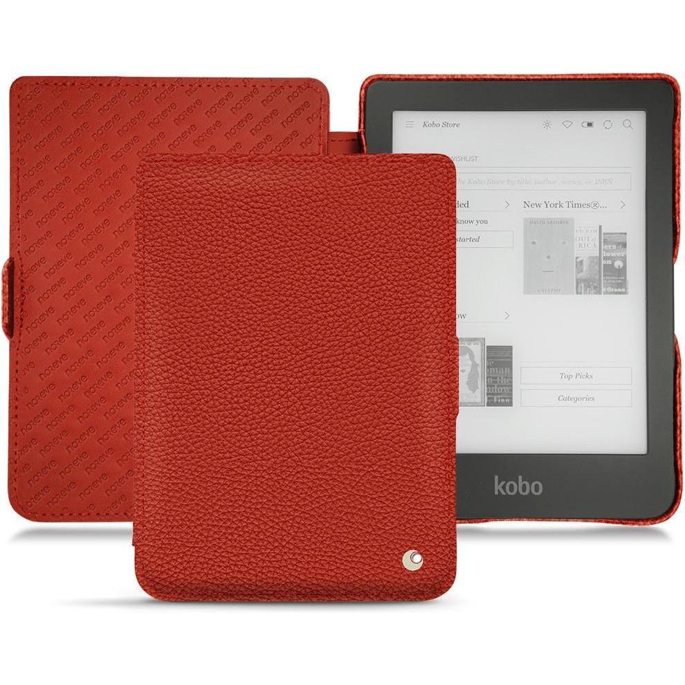 Noreve Lederschutzhülle horizontal (Clara HD), eReader Zubehör, Orange