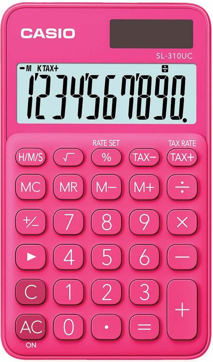 Immagine prodotto Casio Calcolatrice tascabile SL310UCRD 10 cifre rosso (Batterie)