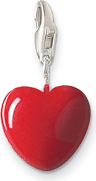 Actual product image Thomas Sabo Charm pendant red heart (925 silver)