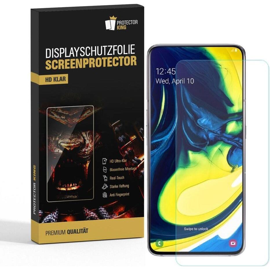 Protectorking 4x Premium Displayschutzfolie 3D KLAR (4 Stück, Samsung Galaxy A90 5G), Smartphone Schutzfolie
