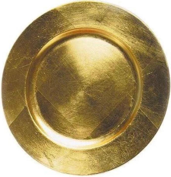 Produktbild G. Wurm Platzteller in gold aus Kunststoff, 33 cm