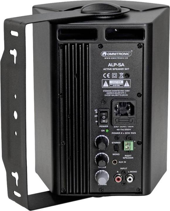Actual product image Omnitronic ALP-5A Active Loudspeaker Set black (Active)