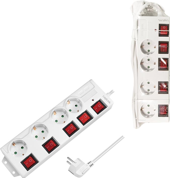 Actual product image LogiLink 4x CEE 7/3 max (4 x, CEE 7/3, 1.50 m)