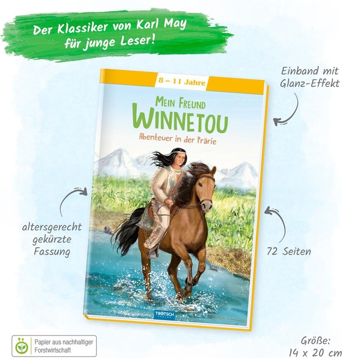 Immagine prodotto Winnetou Klassiker (Tedesco, Trötsch Verlag GmbH & Co KG, 2021)