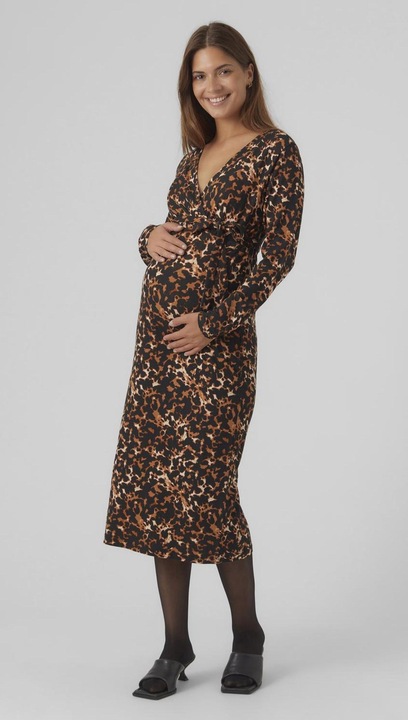 Actual product image Mamalicious MLALVA TESS LS JRS MIDI DRESS 2F A. Dress (L)