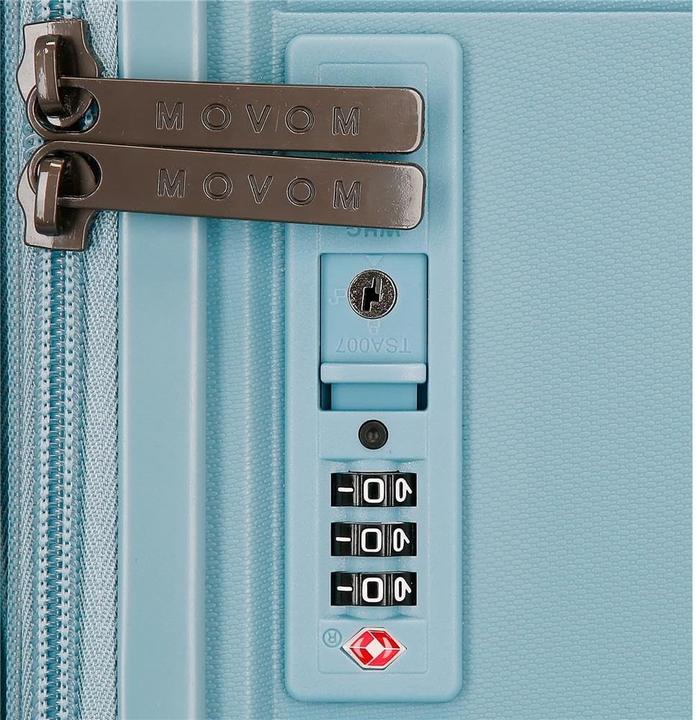 Image du produit Movom Valise rigide extensible avec roues multidirectionnelles et fermeture TSA