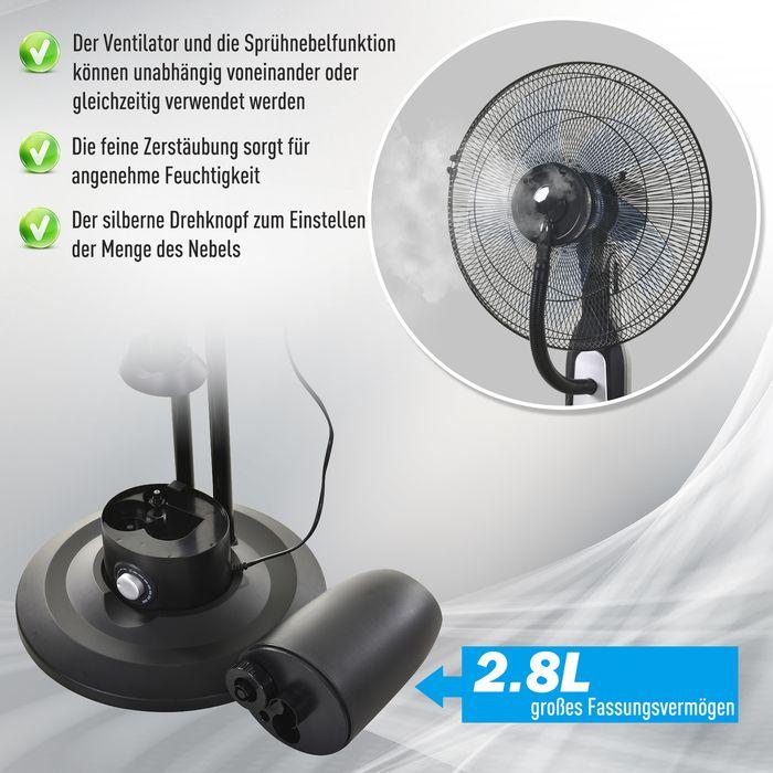 Image du produit Jamb Ventilateur sur pied avec diffuseur (57 dB)