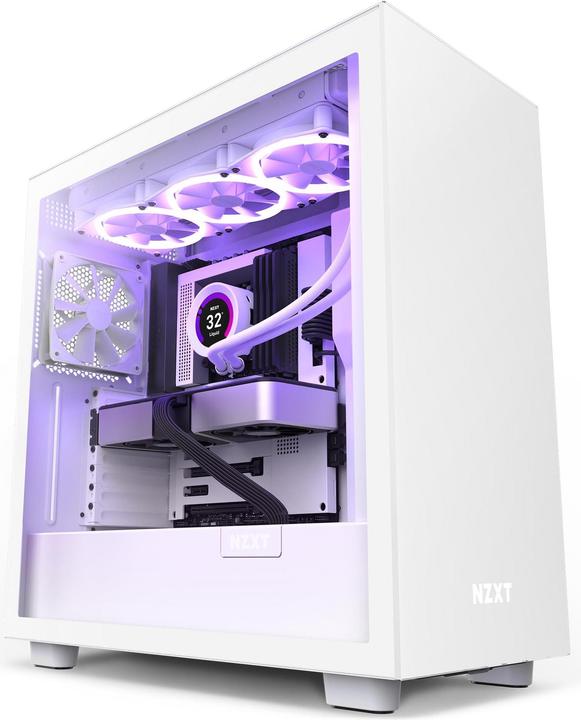Productafbeelding NZXT H7 ALL White MidiTower glasvenster CM-H71BW-01 (ATX, mATX, E-ATX, Mini-ATX)