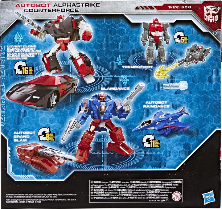 Produktbild Hasbro Transformers War For Cybertron Alphastrike Counterforce figure 13cm
