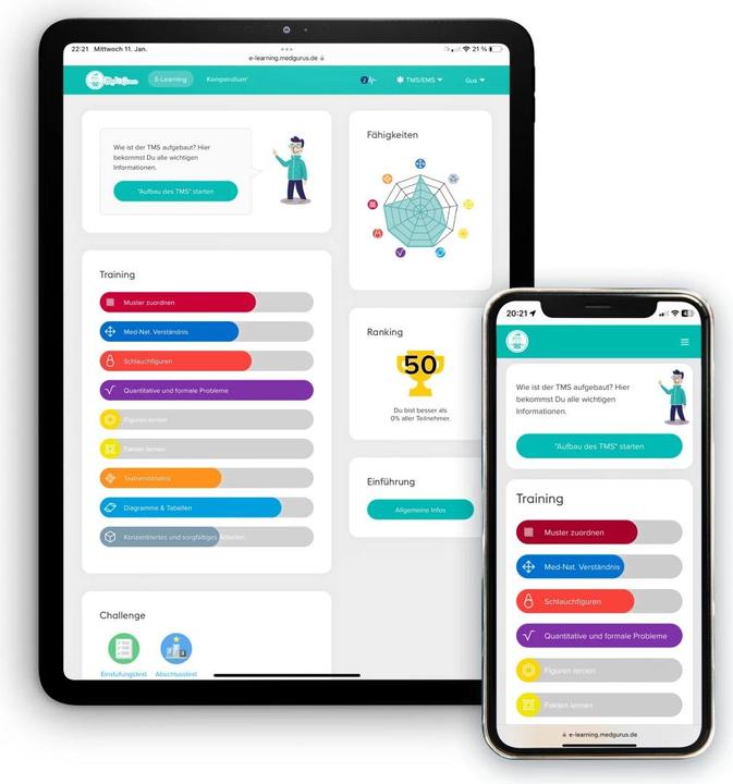 Image du produit TMS & EMS Vorbereitung 2024 Komplettpaket - E-Learning und Kompendium mit Leitfaden, T (Allemand, Alexander Hetzel, Constantin Lechner, Anselm Pfeiffer, 2023)