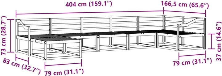 Produktbild vidaXL Outdoor-Sofa