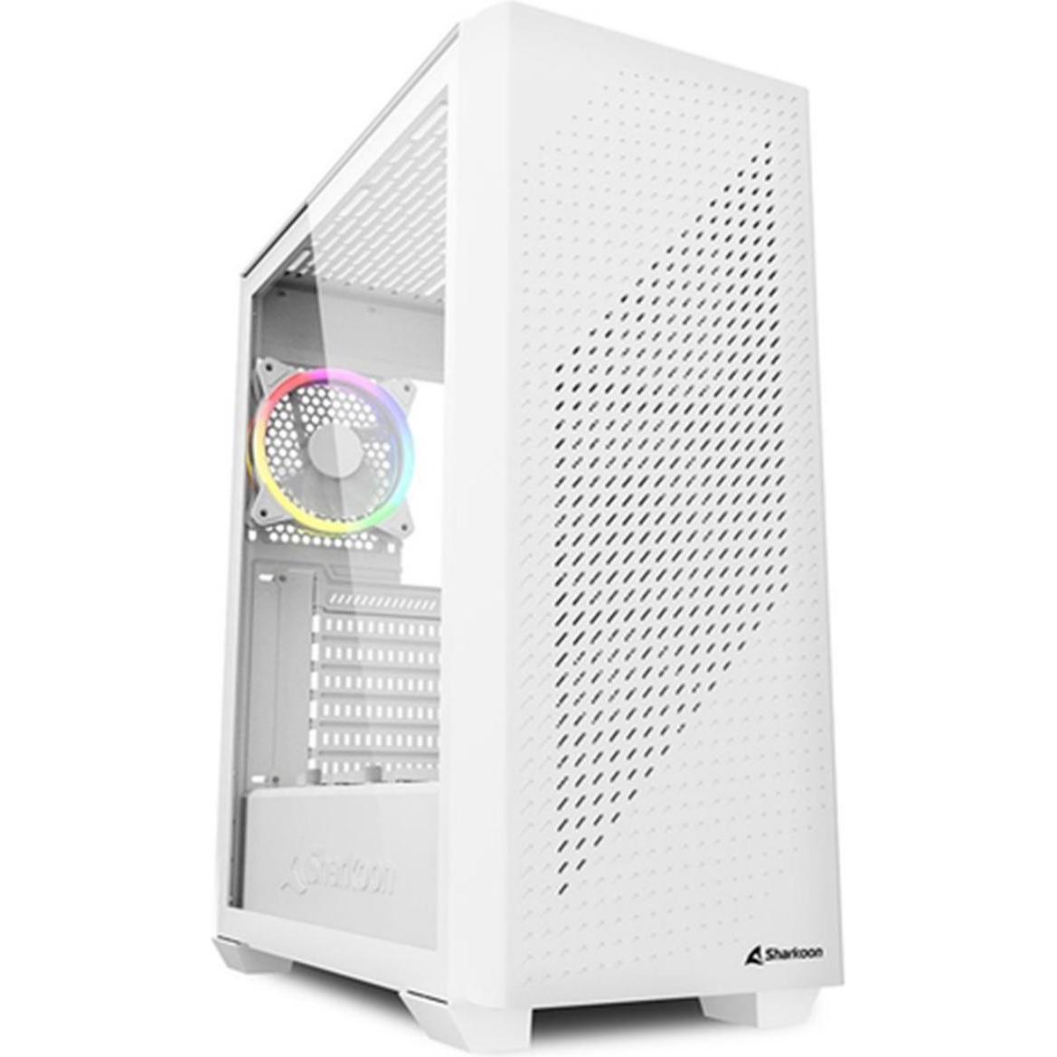 Sharkoon VS9 (mATX, ATX, Mini-ITX), PC Gehäuse, Weiss