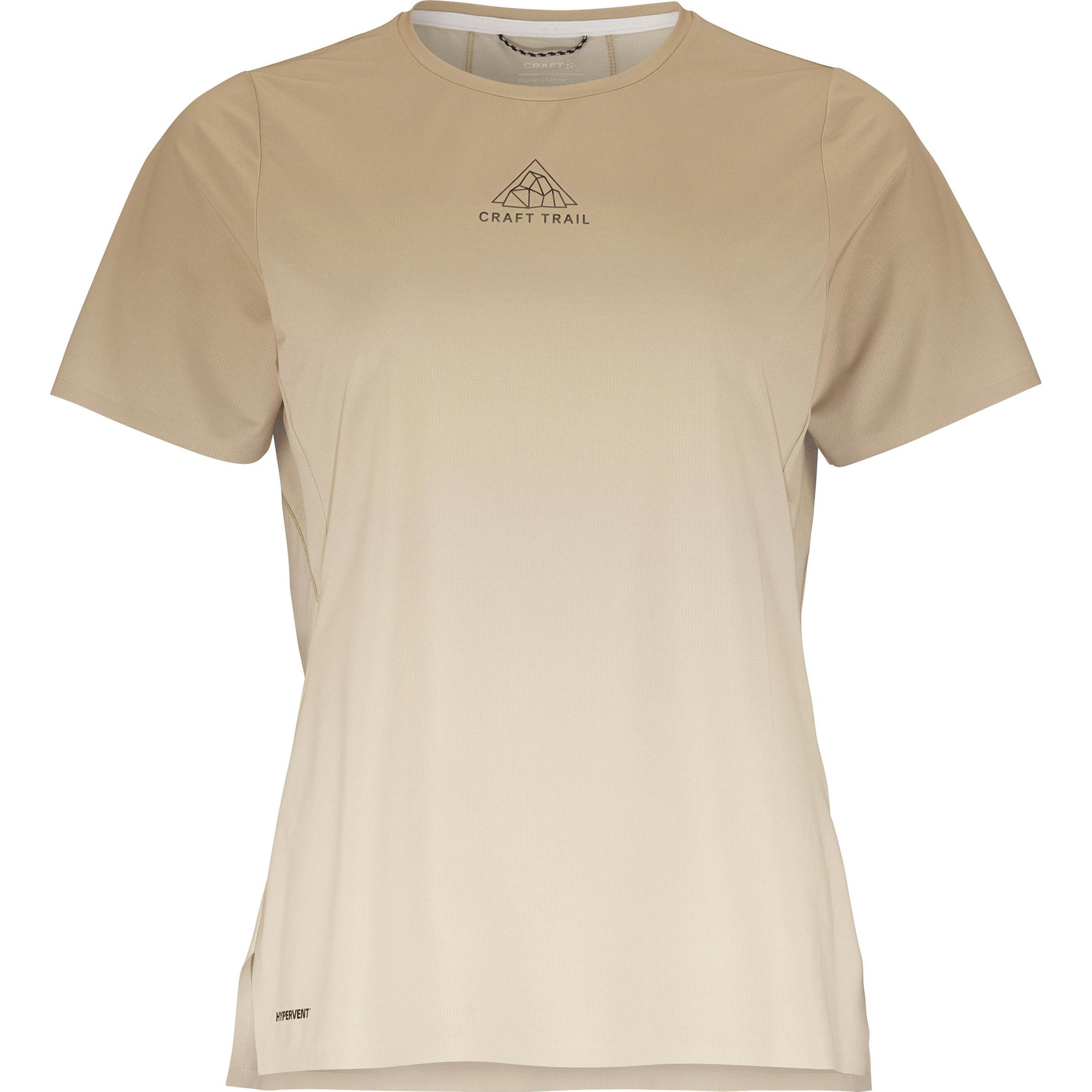 Craft, Damen, Sportshirt, Women's Pro Trail S/S Tee 2 (M), Beige, M