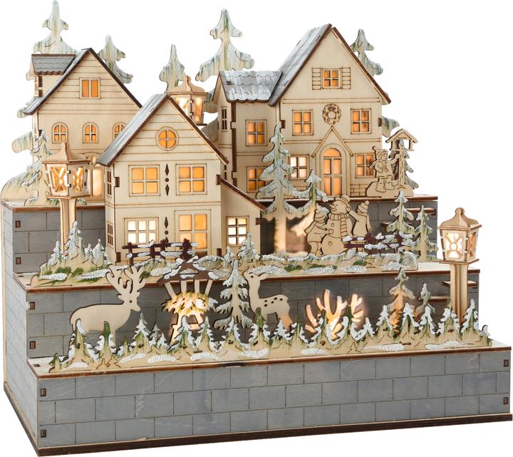 Actual product image small foot Lamp Winter Village