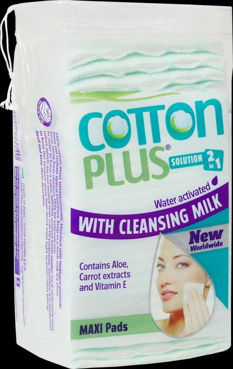 Immagine prodotto Cotton Plus Pastiglie detergenti 2in1 con latte detergente integrato all'aloe vera