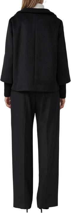 Actual product image S.Oliver Outdoor-Jacke Jacke mit Stehkragen und Rippstrick-Manschette (46)