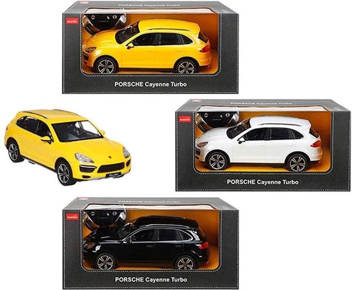 Produktbild Rastar R/C 1:14 Porsche Cayenne Turbo Black/White/Yellow